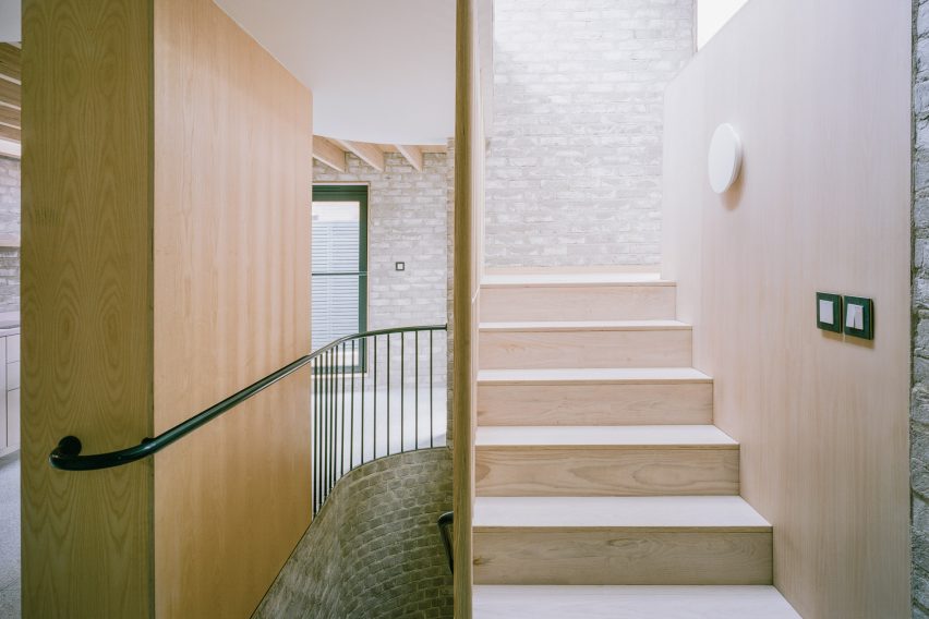 Stairwell of Tree House by Fletcher Crane Architects