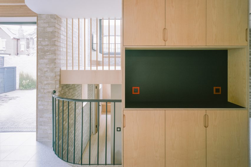 Stairwell of Tree House by Fletcher Crane Architects