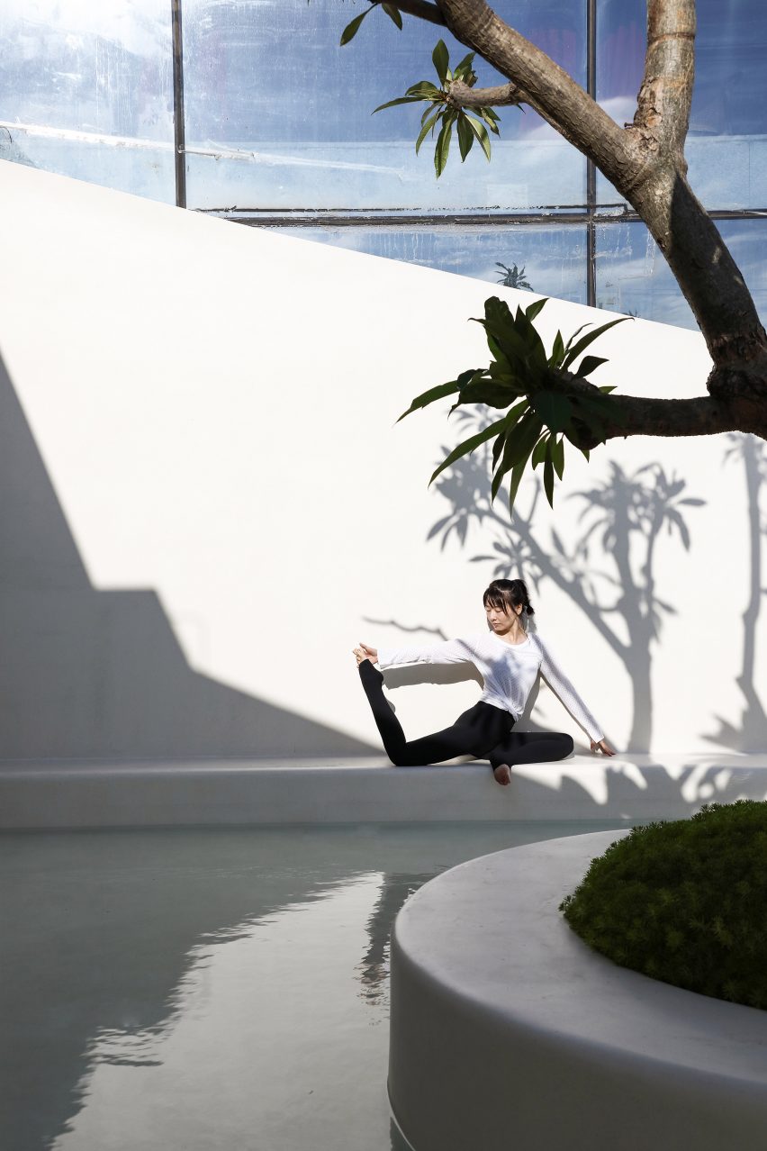T.T. Pilates studio in Xiamen includes outdoor courtyard