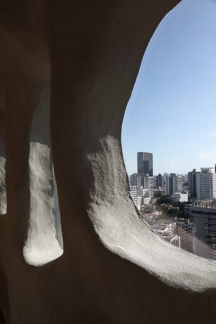 T.T. Pilates studio in Xiamen features cave-like interiors