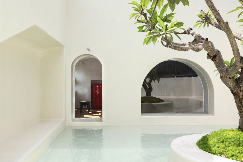 T.T. Pilates studio in Xiamen includes outdoor courtyard
