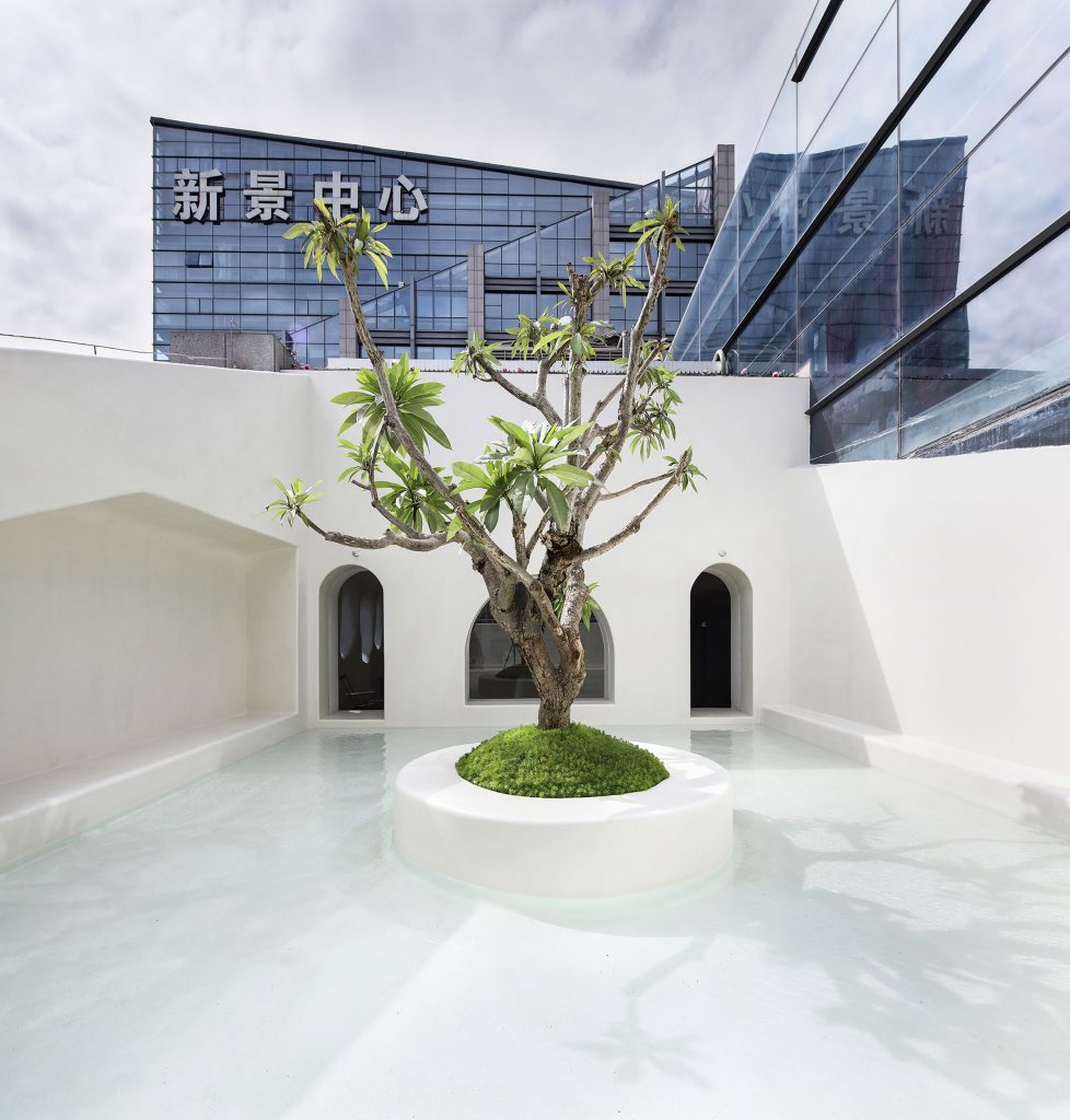 T.T. Pilates studio in Xiamen includes outdoor courtyard