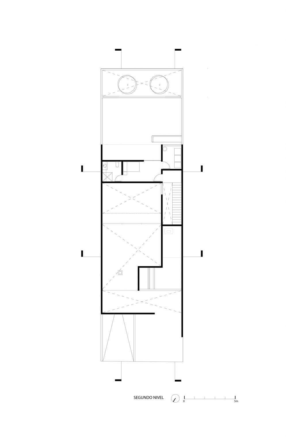 Upper level floor plan