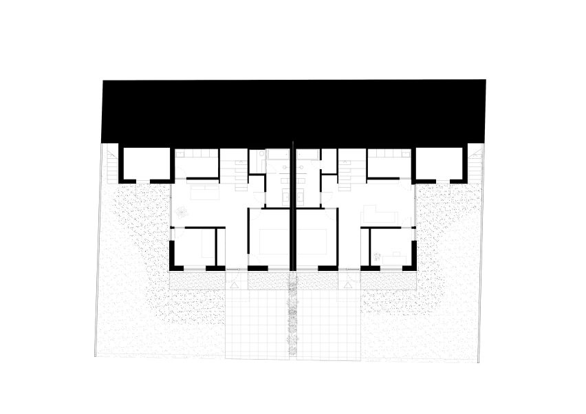 Ground floor plan, Villa Timmerman by Andreas Lyckefors and Josefine Wikholm