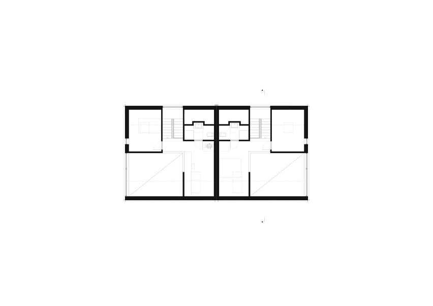 Second floor plan, Villa Timmerman by Andreas Lyckefors and Josefine Wikholm