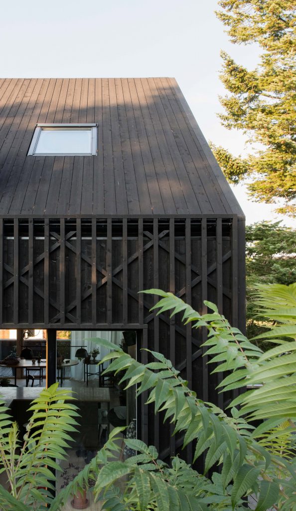 Facade details of Villa Timmerman by Andreas Lyckefors and Josefine Wikholm