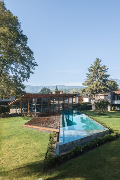 Private terrace and swimming pool