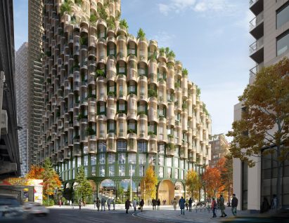 Alison Brooks' Plant covered tower quayside