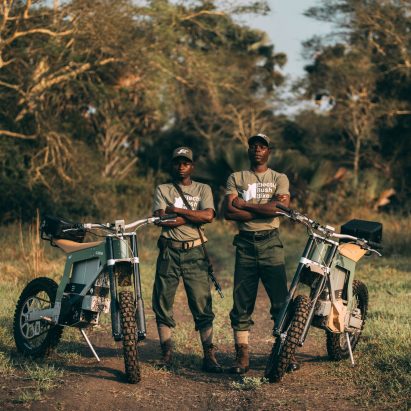 Cake anti-poaching bikes