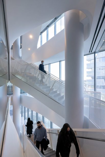 Diller Scofidio + Renfro Geffen Hall interior stairway