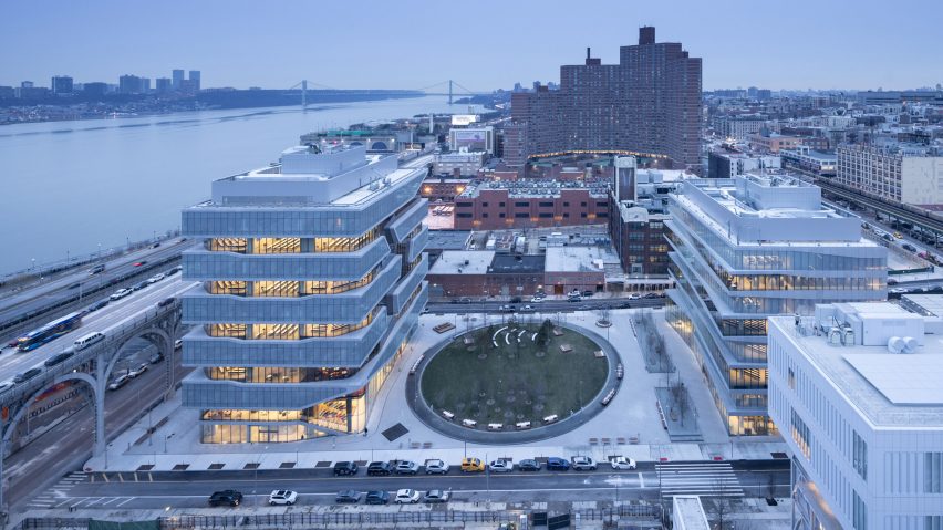 Diller Scofidio + Renfro creates pair of Columbia Business School buildings with “layer-cake design”