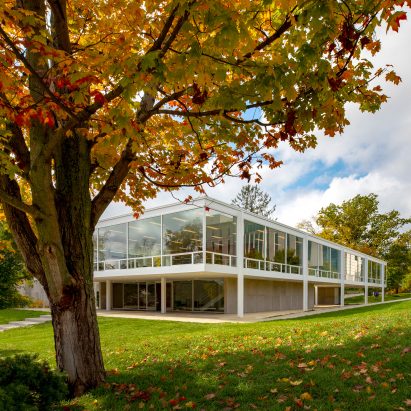 Mies van der Rohe design completed 70 years after dead Eskenazi school exterior