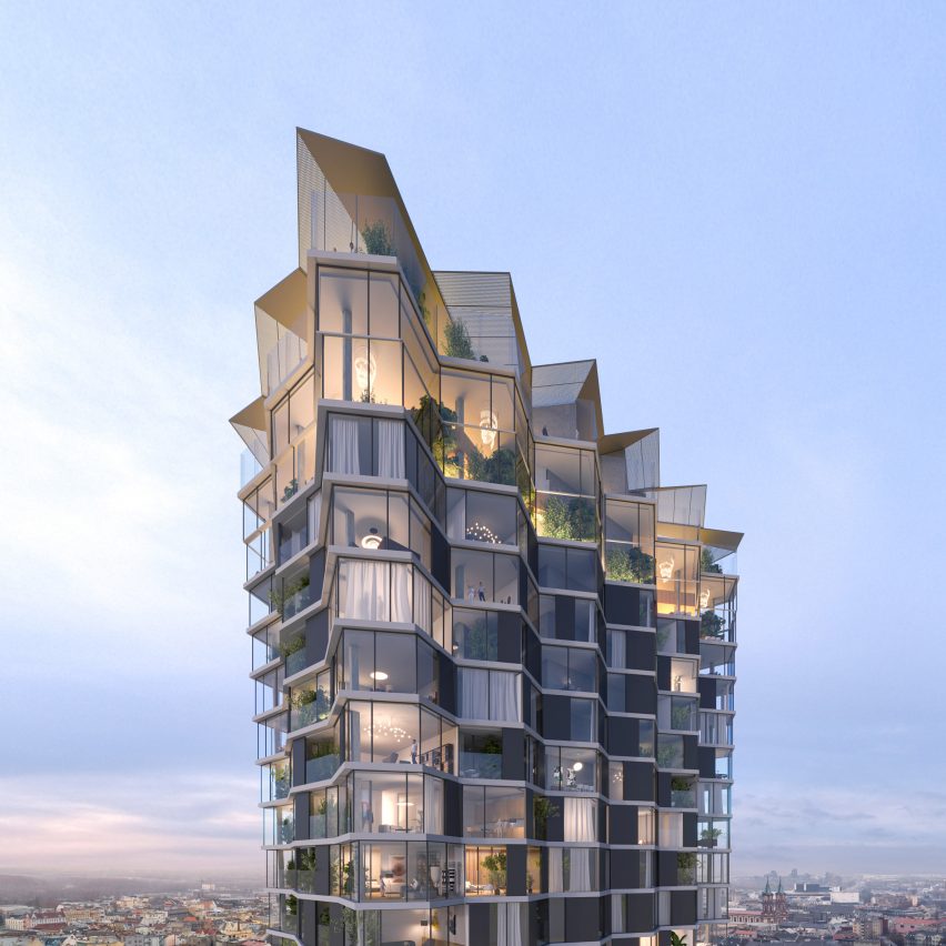 Ostrava Tower by Chybik + Kristof will be Czech Republic's tallest skyscraper