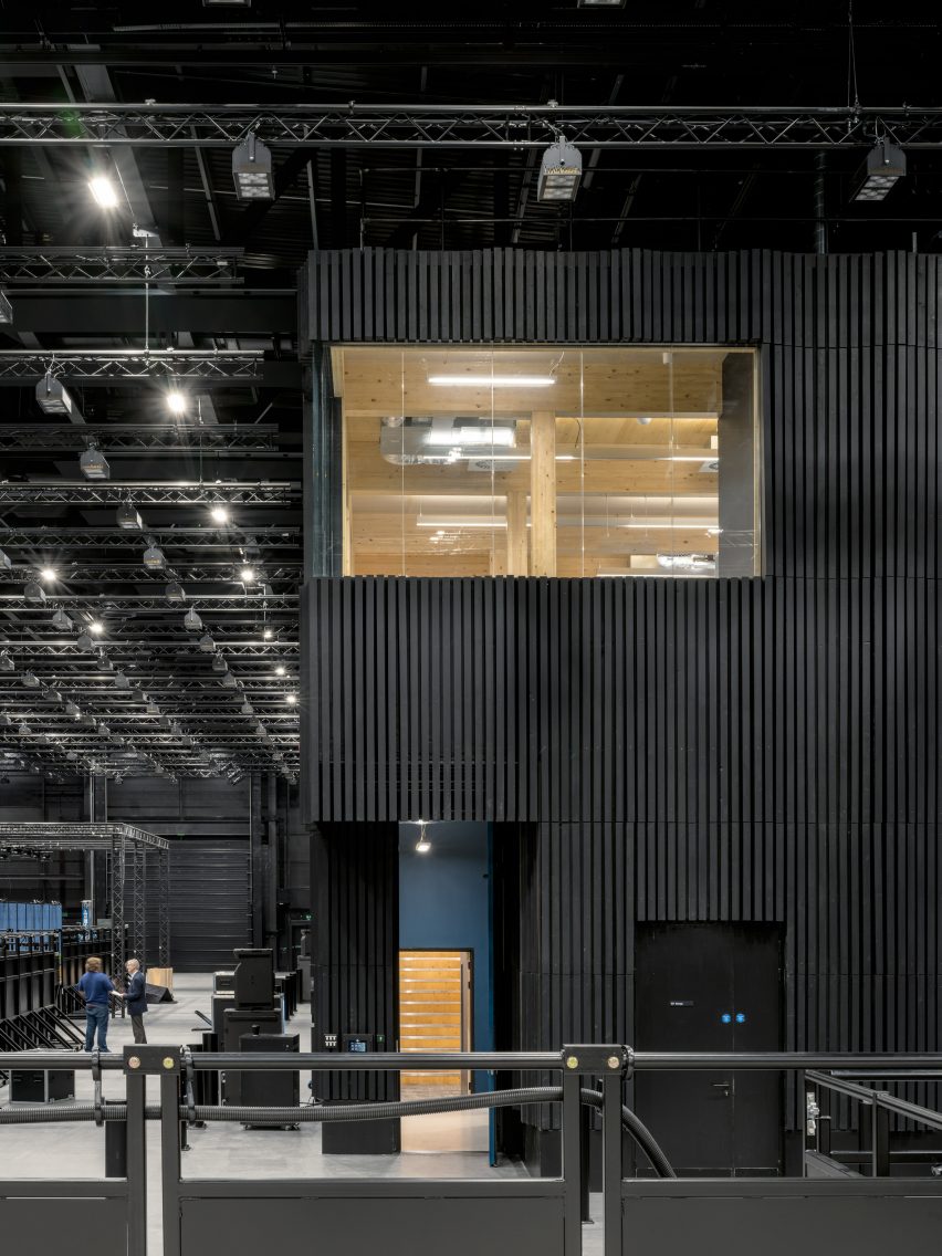 Cross-laminated timber structure