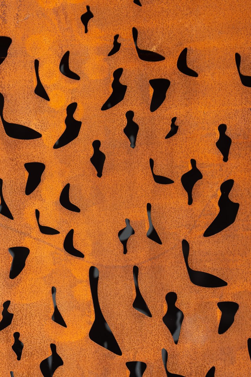Corten steel on UCL PEARL