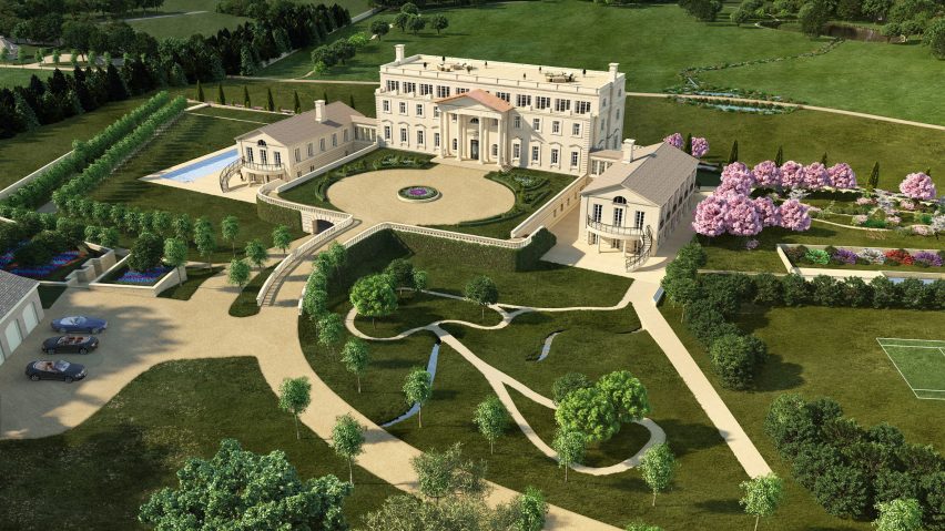 Robert Adam designs Palladian country house for Oxfordshire estate