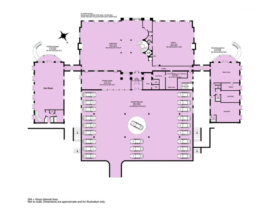 St John's House by Robert Adam plans