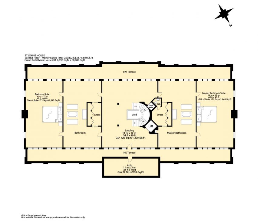 St John's House by Robert Adam plans