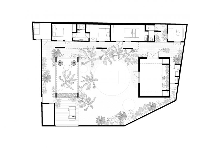 Floor plan after renovation