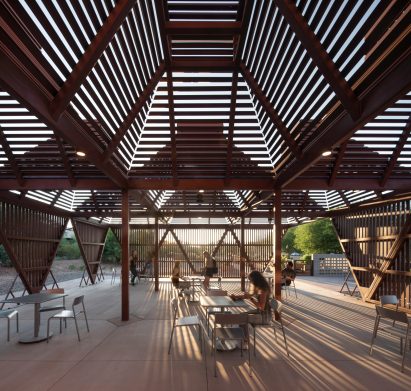 Square pavilion by ASU students