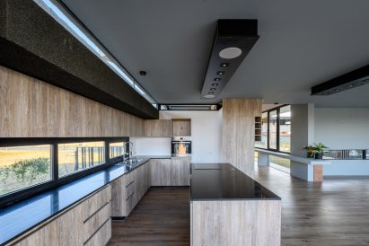 Kitchen wooden cabinets