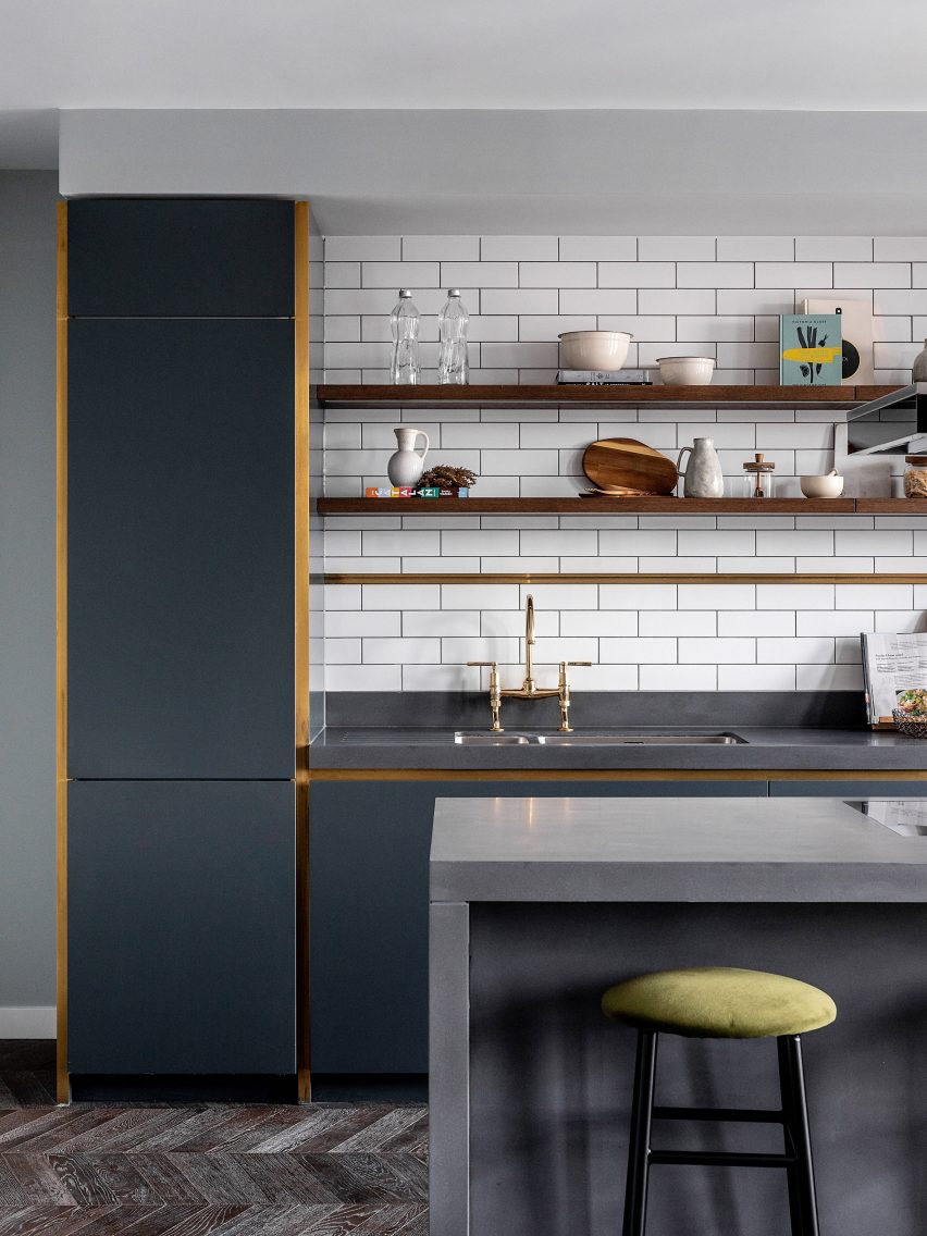 Kitchen in Switch House East by Michaelis Boyd