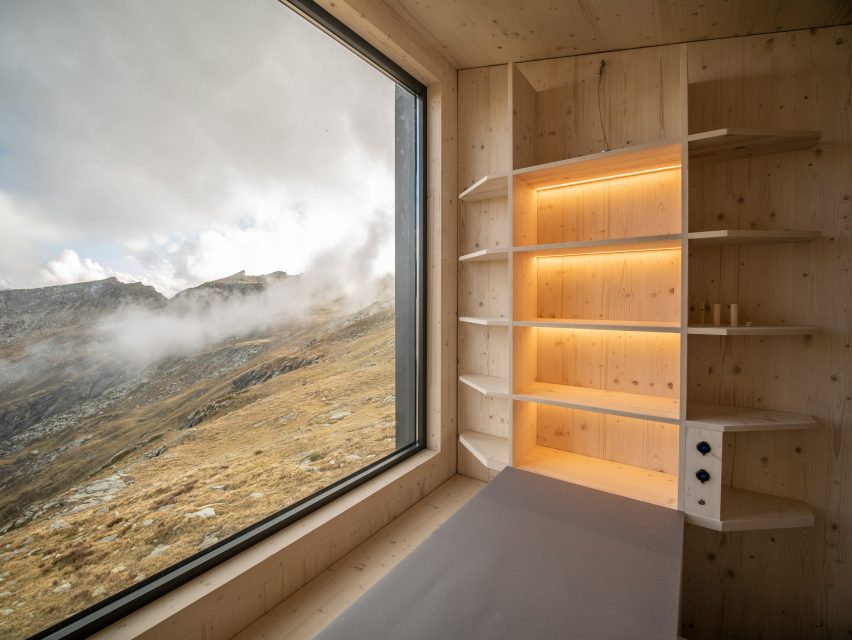 Bivacco Brédy is a hikers cabin in Italy that was designed by BCW Collective
