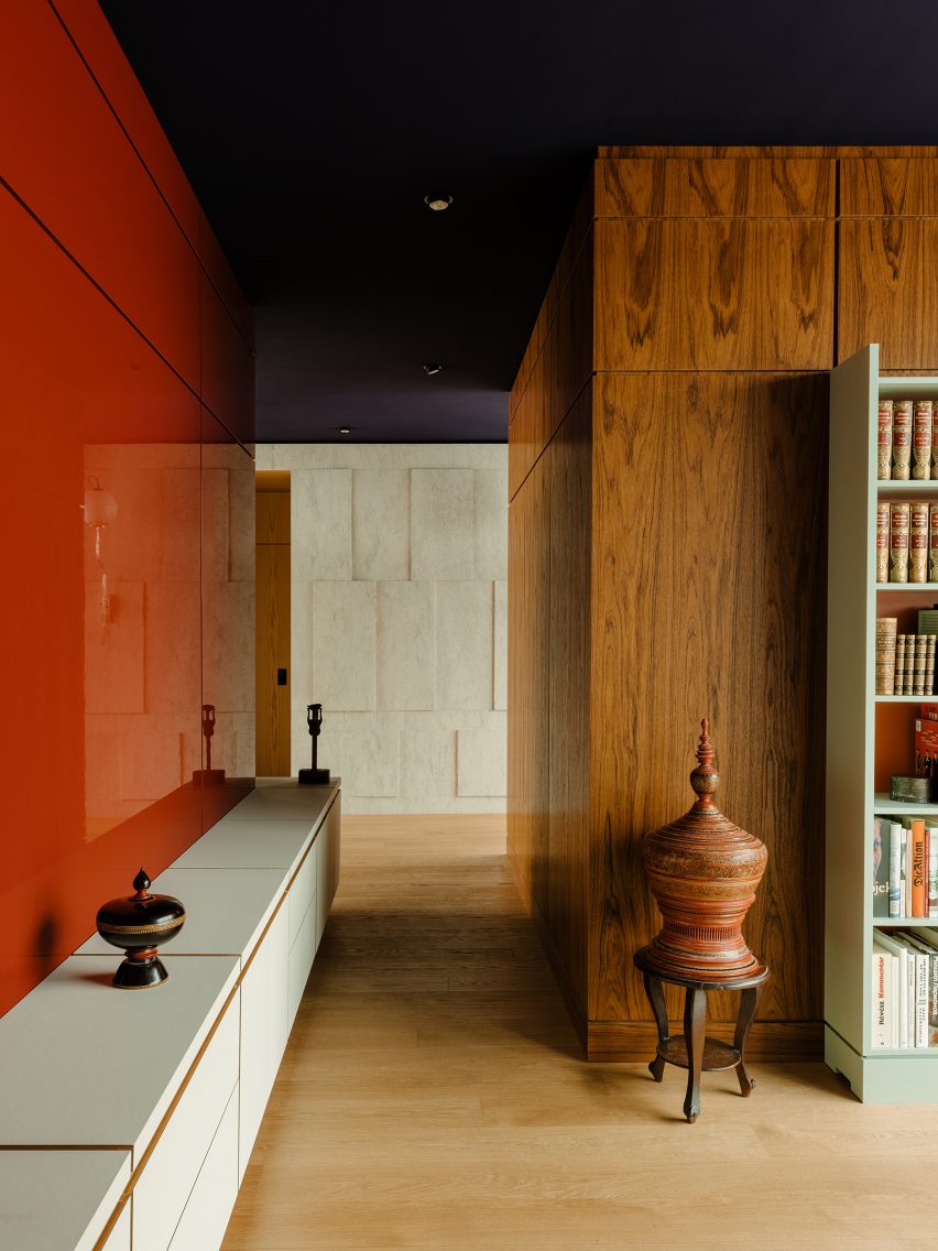 Interiors of Berlin apartment designed by Gisbert Poppler