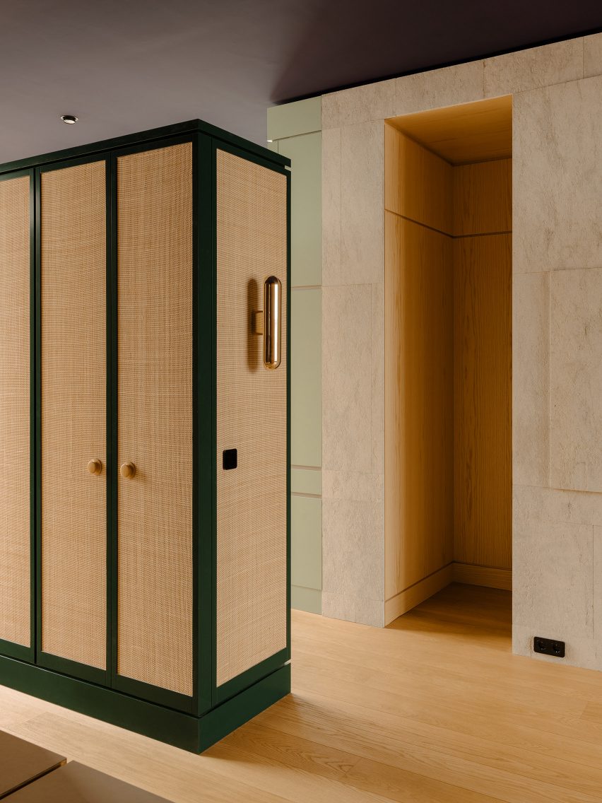 Berlin apartment designed by Gisbert Poppler features bespoke cabinets