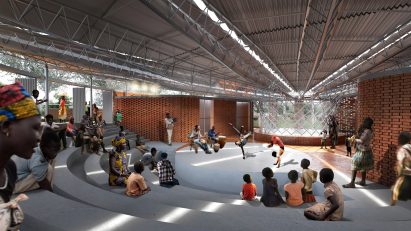 Interior of Bidi Bidi Music & Arts Centre