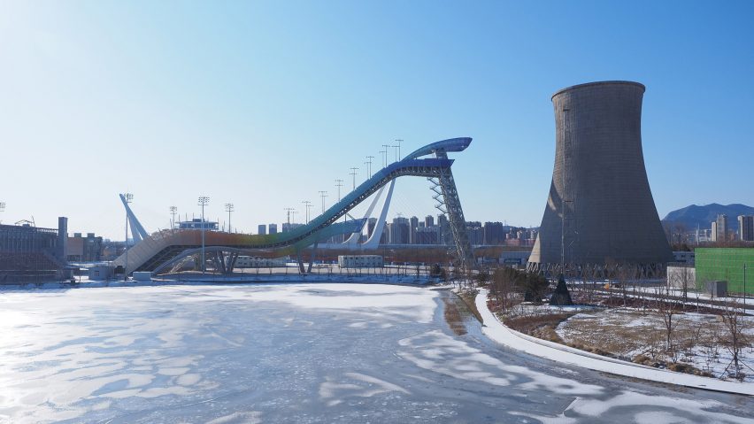 Big Air Shougang venue at Beijing Winter Olympics