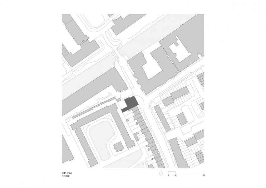Site plan of Blockmakers Arms by Erbar Mattes Architects