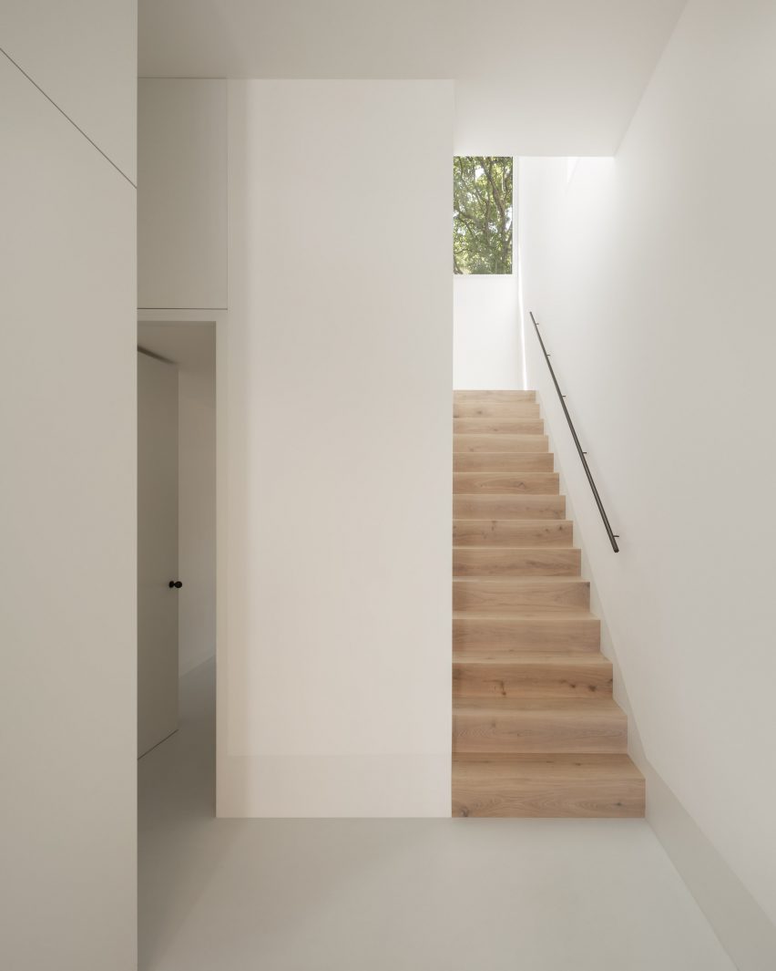 White-walled interior