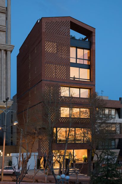 Iran brick building by Hooba Design Group