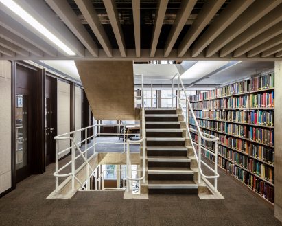Image of a concrete staircase Charles Clore House
