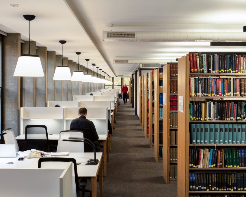 A research centre at Charles Clore House was refurbished by Burwell Architects
