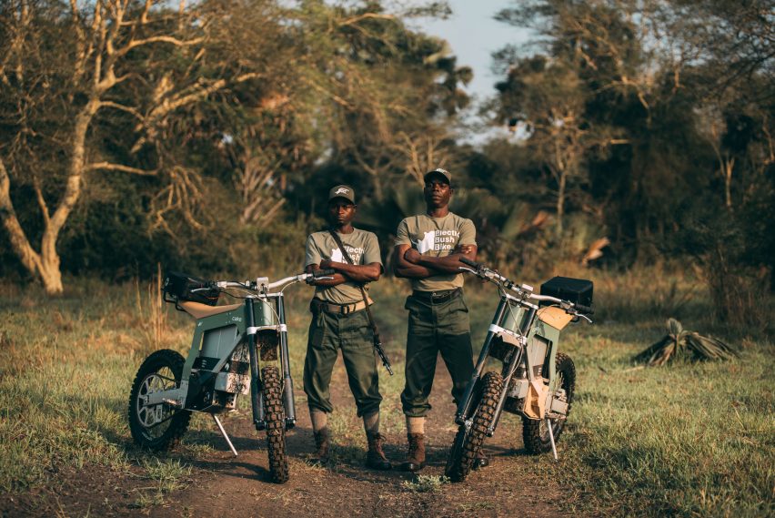 Cake anti-poaching motorbikes