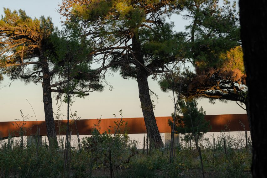 Trees surround Canakkale Antenna Tower by Powerhouse Company and IND