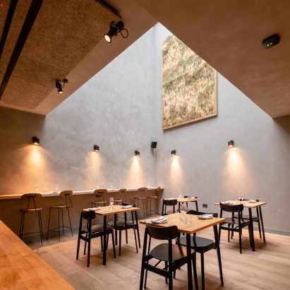 Lightwell in Carousel restaurant by RISE Design Studio