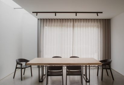 Dining area of Arts and Crafts house