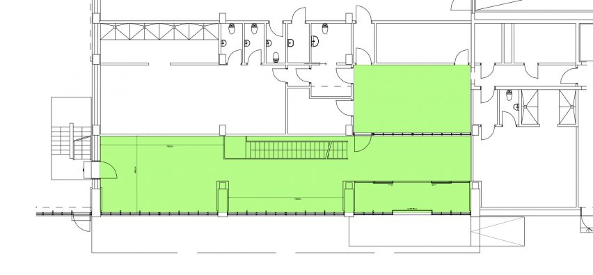 Plan of Connie-Connie cafe in Copenhagen