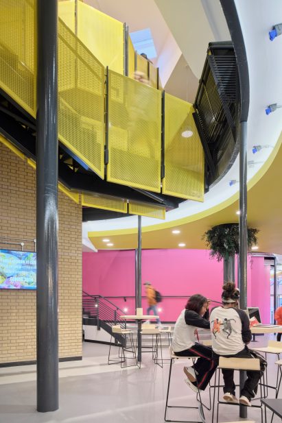 Inside Contact theatre in Manchester