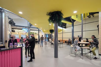 Theatre lobby by Sheppard Robson