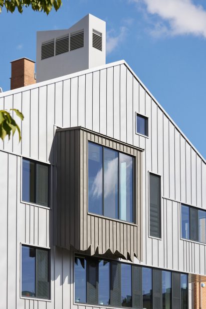 Contact theatre's metal-clad extension