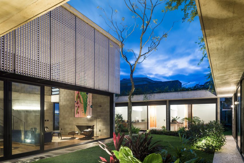 Residential courtyard