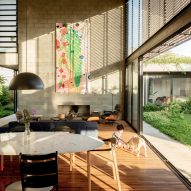 Interior of São Paulo house