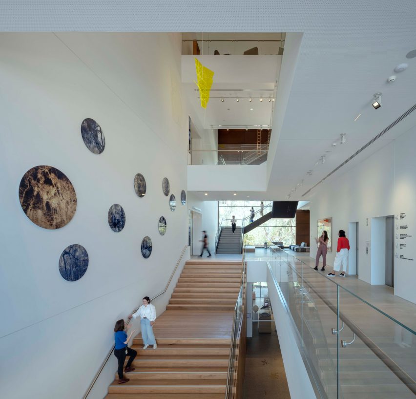 Shepparton Art Museum is a metal-clad museum that was designed by Denton Corker Marshall