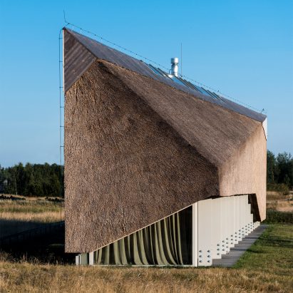 Dune House with thatched roof