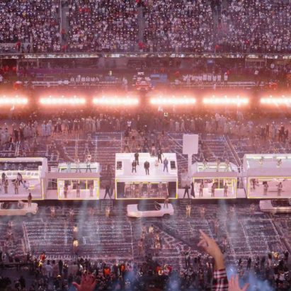 Es Devlin stage set for the Super Bowl