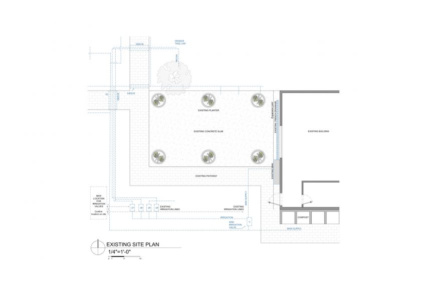 Existing site plan